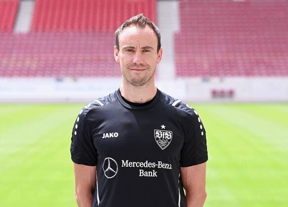 FUSSBALL 1. BUNDESLIGA SAISON 2021 2022 12.07.2021 Fototermin beim VfB Stuttgart in der Mercedes Benz Arena: Athletik Trainer Matthias Schiffers