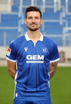 Karlsruher SC Portraittermin Saison 2021 2022 Jerome Gondorf, Karlsruher SC, 2. Bundesliga, Porträttermin 2021 2022.