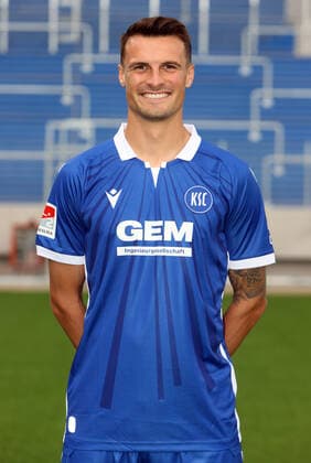 Karlsruher SC Portraittermin Saison 2021 2022 Philip Heise, Karlsruher SC, 2. Bundesliga, Porträttermin 2021 2022.