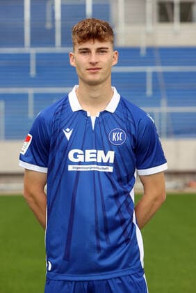 Karlsruher SC Portraittermin Saison 2021 2022 Dominik Kother, Karlsruher SC, 2. Bundesliga, Porträttermin 2021 2022.