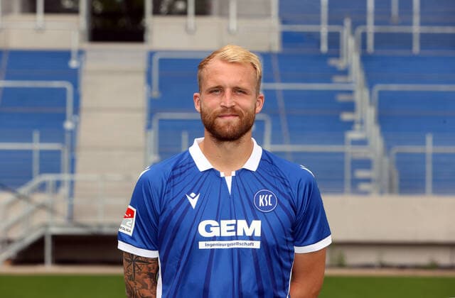 Karlsruher SC Portraittermin Saison 2021 2022 Philipp Hofmann, Karlsruher SC, 2. Bundesliga, Porträttermin 2021 2022.