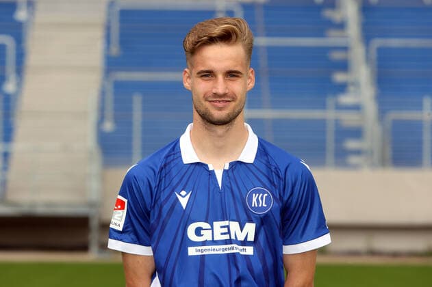 Karlsruher SC Portraittermin Saison 2021 2022 Janis Rabold, Karlsruher SC, 2. Bundesliga, Porträttermin 2021 2022.