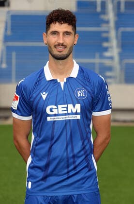 Karlsruher SC Portraittermin Saison 2021 2022 Fabio Kaufmann, Karlsruher SC, 2. Bundesliga, Porträttermin 2021 2022.