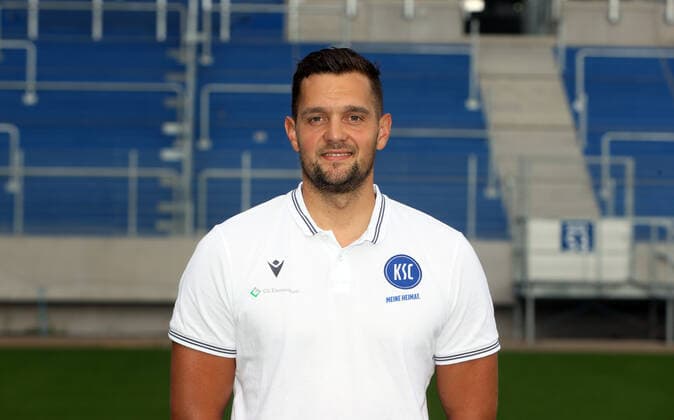 Karlsruher SC Portraittermin Saison 2021 2022 Florian Böckler (Athletik-Trainer), Karlsruher SC, 2. Bundesliga, Porträttermin 2021 2022.