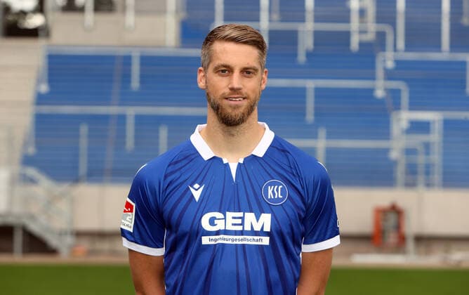 Karlsruher SC Portraittermin Saison 2021 2022 Marc Lorenz, Karlsruher SC, 2. Bundesliga, Porträttermin 2021 2022.