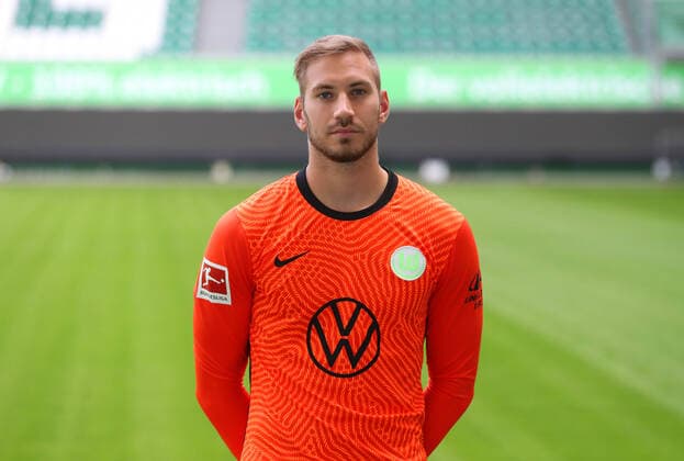 VfL Fototermin Wolfsburg, 13.07.2021, FUßBALL - VfL Wolfsburg, Bundesliga, Fototermin, Saison 2021 2022. Torwart Niklas Klinger (VfL Wolfsburg) Wolfsburg