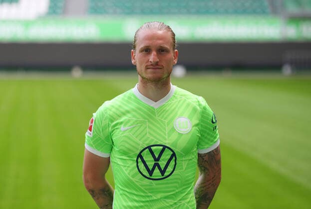 VfL Fototermin Wolfsburg, 13.07.2021, FUßBALL - VfL Wolfsburg, Bundesliga, Fototermin, Saison 2021 2022. Marvin Stefaniak (VfL Wolfsburg) Wolfsburg