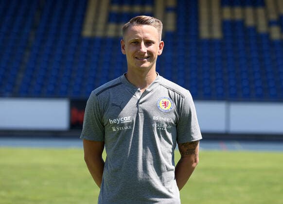Videoanalyst Marcel Goslar; Eintracht Braunschweig; 3.Liga, Portraettermin 2021 2022