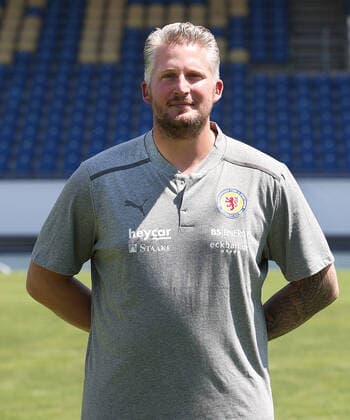 Physiotherapeut Florian Horn; Eintracht Braunschweig; 3.Liga, Portraettermin 2021 2022