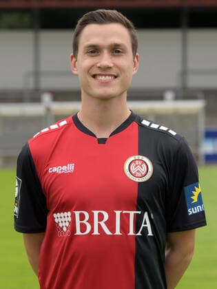 15.07.2021, xjhx, Fussball 3.Liga, SV Wehen Wiesbaden Porträt - Porträttermin 2021 2022 emspor, v.l. Gianluca Korte (DFL DFB REGULATIONS PROHIBIT ANY USE OF PHOTOGRAPHS as IMAGE SEQUENCES and or QUASI-VIDEO) Wehen