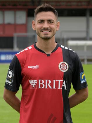 15.07.2021, xjhx, Fussball 3.Liga, SV Wehen Wiesbaden Porträt - Porträttermin 2021 2022 emspor, v.l. Nico Rieble (DFL DFB REGULATIONS PROHIBIT ANY USE OF PHOTOGRAPHS as IMAGE SEQUENCES and or QUASI-VIDEO) Wehen