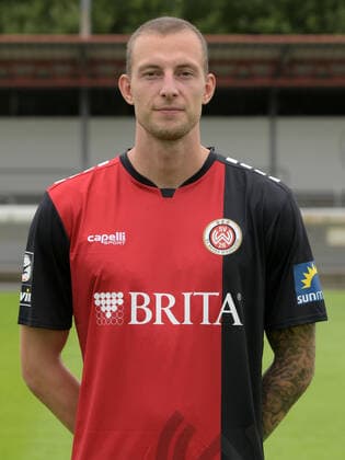 15.07.2021, xjhx, Fussball 3.Liga, SV Wehen Wiesbaden Porträt - Porträttermin 2021 2022 emspor, v.l. Gustaf Nilsson (DFL DFB REGULATIONS PROHIBIT ANY USE OF PHOTOGRAPHS as IMAGE SEQUENCES and or QUASI-VIDEO) Wehen
