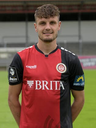 15.07.2021, xjhx, Fussball 3.Liga, SV Wehen Wiesbaden Porträt - Porträttermin 2021 2022 emspor, v.l. Gino Fechner (DFL DFB REGULATIONS PROHIBIT ANY USE OF PHOTOGRAPHS as IMAGE SEQUENCES and or QUASI-VIDEO) Wehen