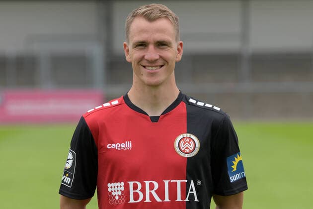 15.07.2021, xjhx, Fussball 3.Liga, SV Wehen Wiesbaden Porträt - Porträttermin 2021 2022 emspor, v.l. Emanuel Taffertshofer (DFL DFB REGULATIONS PROHIBIT ANY USE OF PHOTOGRAPHS as IMAGE SEQUENCES and or QUASI-VIDEO) Wehen