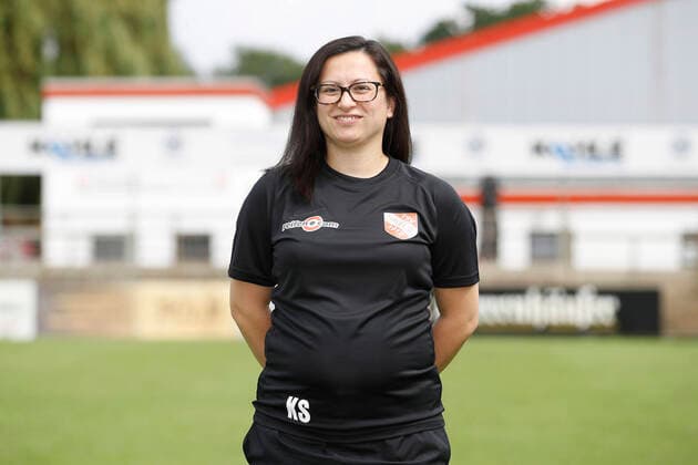 15.07.2021, Wilhelm-Langrehr-Stadion, Garbsen, 3. Liga, TSV Havelse Portraittermin, im Bild Kerstin Schneidereit (Teammanagerin, Havelse) TSV Havelse Teamfotos