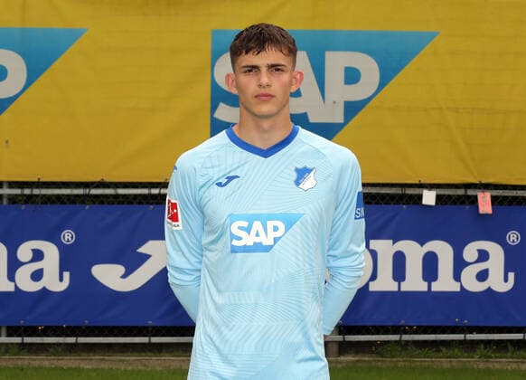 Nahuel Noll , TSG 1899 Hoffenheim . Porträttermin TSG 1899 Hoffenheim 2021-2022 . Zuzenhausen, GER, 15.07.2020 ,Fussball 1. Bundesliga 2021 2022 . Editorial use only !
