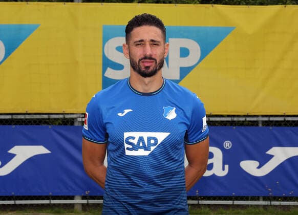 Ishak Belfodil , TSG 1899 Hoffenheim . Porträttermin TSG 1899 Hoffenheim 2021-2022 . Zuzenhausen, GER, 15.07.2020 ,Fussball 1. Bundesliga 2021 2022 . Editorial use only !