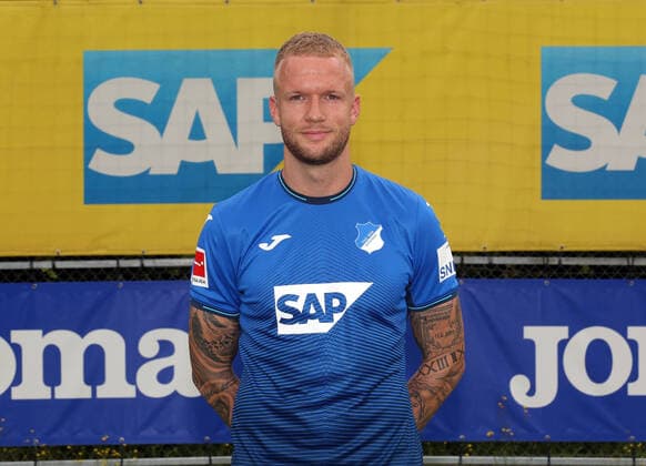 Kevin Vogt (Hoffenh) , TSG 1899 Hoffenheim . Porträttermin TSG 1899 Hoffenheim 2021-2022 . Zuzenhausen, GER, 15.07.2020 ,Fussball 1. Bundesliga 2021 2022 . Editorial use only !