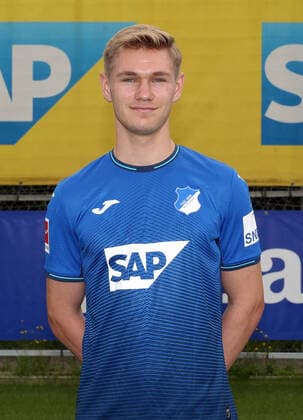Marco John , TSG 1899 Hoffenheim . Porträttermin TSG 1899 Hoffenheim 2021-2022 . Zuzenhausen, GER, 15.07.2020 ,Fussball 1. Bundesliga 2021 2022 . Editorial use only !