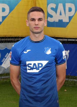 Mijat Gacinovic , TSG 1899 Hoffenheim . Porträttermin TSG 1899 Hoffenheim 2021-2022 . Zuzenhausen, GER, 15.07.2020 ,Fussball 1. Bundesliga 2021 2022 . Editorial use only !