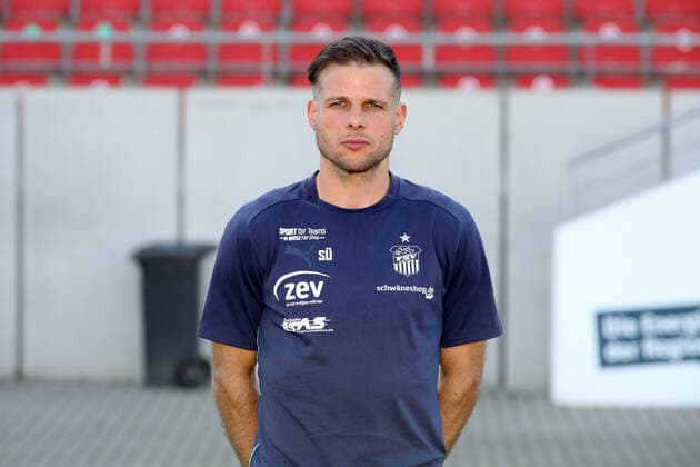Teampraesentation Zwickau 15.07.2021 Torwarttrainer Steffen Süßner Suessner; FSV Zwickau, 3.Liga, Porträttermin 2021 2022 , Zwickau, 15.07.2021, Stadion Zwickau, Fussball ,