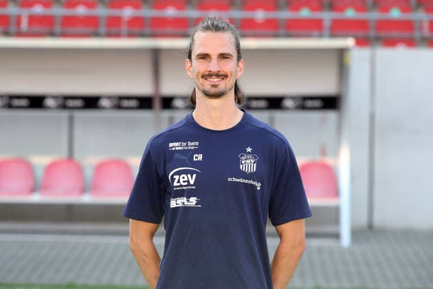 Teampraesentation Zwickau 15.07.2021 Athletiktrainer Christoph Rezler; FSV Zwickau, 3.Liga, Porträttermin 2021 2022 , Zwickau, 15.07.2021, Stadion Zwickau, Fussball ,