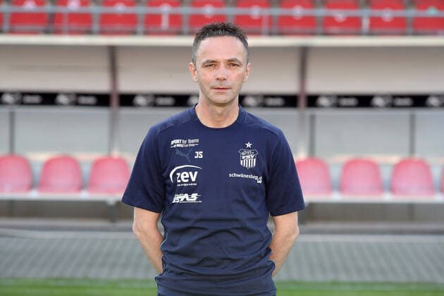 Teampraesentation Zwickau 15.07.2021 Mannschaftsleiter Jens Schubert; FSV Zwickau, 3.Liga, Porträttermin 2021 2022 , Zwickau, 15.07.2021, Stadion Zwickau, Fussball ,