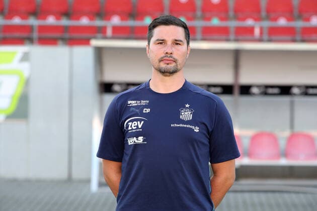 Teampraesentation Zwickau 15.07.2021 Physiotherapeut Christian Puschmann; FSV Zwickau, 3.Liga, Porträttermin 2021 2022 , Zwickau, 15.07.2021, Stadion Zwickau, Fussball ,