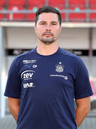 Teampraesentation Zwickau 15.07.2021 Physiotherapeut Christian Puschmann; FSV Zwickau, 3.Liga, Porträttermin 2021 2022 , Zwickau, 15.07.2021, Stadion Zwickau, Fussball ,