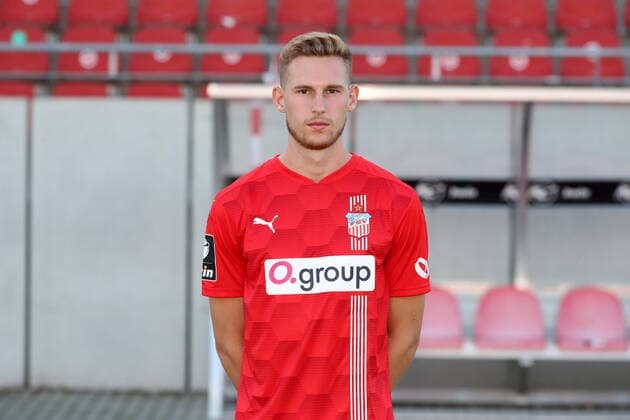 Teampraesentation Zwickau 15.07.2021 Felix Brand (2, Zwickau); FSV Zwickau, 3.Liga, Porträttermin 2021 2022 , Zwickau, 15.07.2021, Stadion Zwickau, Fussball ,