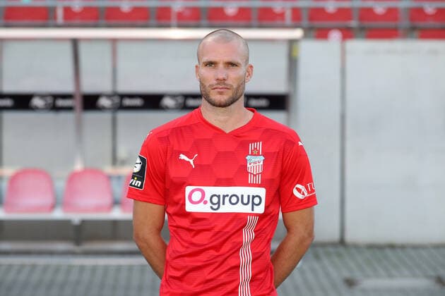 Teampraesentation Zwickau 15.07.2021 Manfred Starke (10, Zwickau); FSV Zwickau, 3.Liga, Porträttermin 2021 2022 , Zwickau, 15.07.2021, Stadion Zwickau, Fussball ,