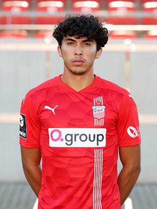 Teampraesentation Zwickau 15.07.2021 Johan Gomez (18, Zwickau); FSV Zwickau, 3.Liga, Porträttermin 2021 2022 , Zwickau, 15.07.2021, Stadion Zwickau, Fussball ,