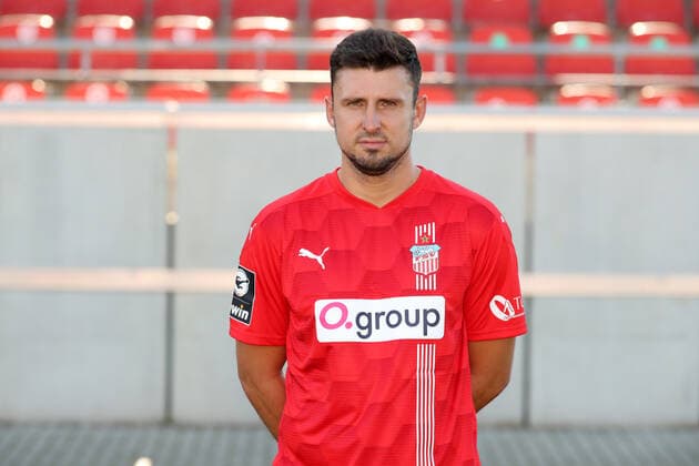 Teampraesentation Zwickau 15.07.2021 Davy Frick (19, Zwickau); FSV Zwickau, 3.Liga, Porträttermin 2021 2022 , Zwickau, 15.07.2021, Stadion Zwickau, Fussball ,