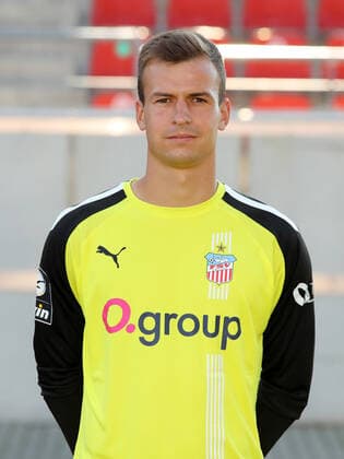 Teampraesentation Zwickau 15.07.2021 Torhüter Matti Kamenz (29, Zwickau); FSV Zwickau, 3.Liga, Porträttermin 2021 2022 , Zwickau, 15.07.2021, Stadion Zwickau, Fussball ,