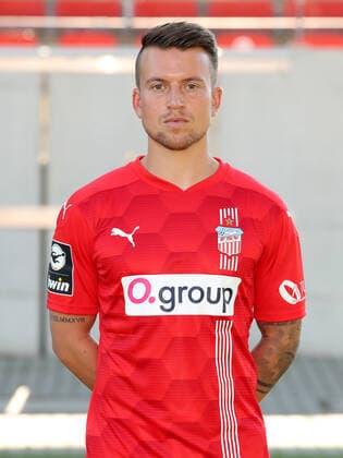 Teampraesentation Zwickau 15.07.2021 Patrick Göbel Goebel (31, Zwickau); FSV Zwickau, 3.Liga, Porträttermin 2021 2022 , Zwickau, 15.07.2021, Stadion Zwickau, Fussball ,