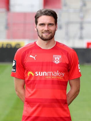 Teampraesentation Halle 15.07.2021 Jonas Nietfeld (33, Halle); Hallescher FC, 3.Liga, Porträttermin 2021 2022 , Halle, 15.07.2021, Leuna Chemie Stadion, Fussball ,