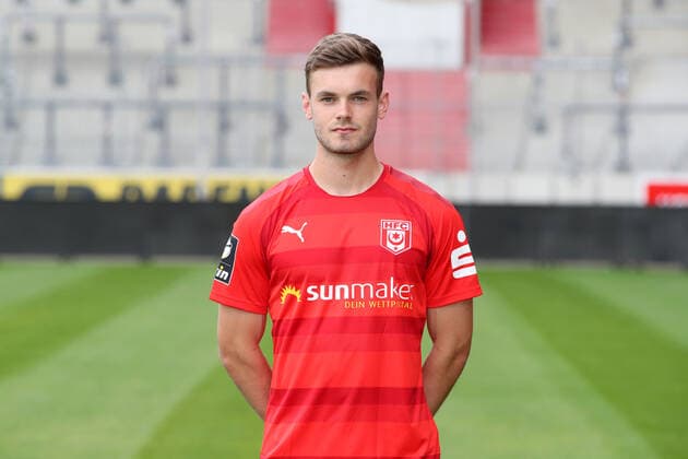 Teampraesentation Halle 15.07.2021 Tom Zimmerschied (30, Halle); Hallescher FC, 3.Liga, Porträttermin 2021 2022 , Halle, 15.07.2021, Leuna Chemie Stadion, Fussball ,