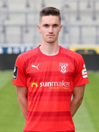 Teampraesentation Halle 15.07.2021 Soeren Reddemann (25, Halle); Hallescher FC, 3.Liga, Porträttermin 2021 2022 , Halle, 15.07.2021, Leuna Chemie Stadion, Fussball ,