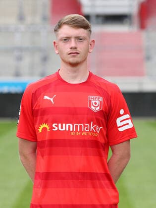 Teampraesentation Halle 15.07.2021 Tom Bierschenk (15, Halle); Hallescher FC, 3.Liga, Porträttermin 2021 2022 , Halle, 15.07.2021, Leuna Chemie Stadion, Fussball ,