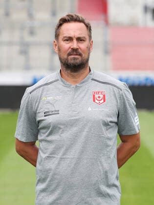 Teampraesentation Halle 15.07.2021 Mannschaftsleiter Mario Nickeleit; Hallescher FC, 3.Liga, Porträttermin 2021 2022 , Halle, 15.07.2021, Leuna Chemie Stadion, Fussball ,