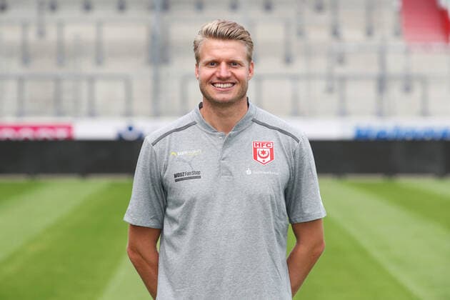 Teampraesentation Halle 15.07.2021 Torwarttrainer Marian Unger; Hallescher FC, 3.Liga, Porträttermin 2021 2022 , Halle, 15.07.2021, Leuna Chemie Stadion, Fussball ,