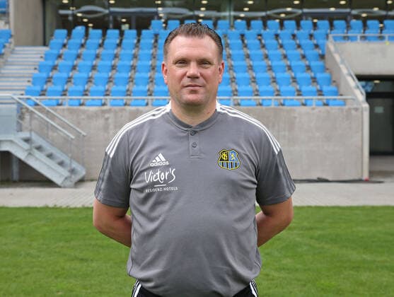 15.07.2021, xklex, Fussball 3.Liga, 1.FC Saarbrücken Porträt - Porträttermin 2021 2022 emspor, v.l. Trainer Uwe Koschinat (DFL DFB REGULATIONS PROHIBIT ANY USE OF PHOTOGRAPHS as IMAGE SEQUENCES and or QUASI-VIDEO) Saarbrücken