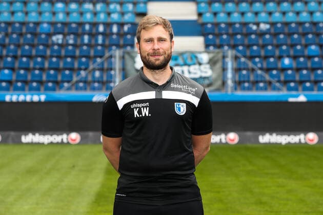 Videoanalyst Kevin Waliczek (1. FC Magdeburg) - 3. Liga 2021 2022 offizieller Fototermin 1. FC Magdeburg in der MDCC Arena in Magdeburg - Deutschland, Fussball, Maenner,GER,15.07.2021