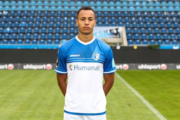 Tobias Knost (1. FC Magdeburg,2) - 3. Liga 2021 2022 offizieller Fototermin 1. FC Magdeburg in der MDCC Arena in Magdeburg - Deutschland, Fussball, Maenner,GER,15.07.2021
