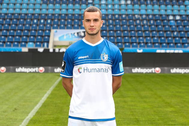 Adrian Malachowski (1. FC Magdeburg,6) - 3. Liga 2021 2022 offizieller Fototermin 1. FC Magdeburg in der MDCC Arena in Magdeburg - Deutschland, Fussball, Maenner,GER,15.07.2021