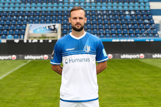 Luka Sliskovic (1. FC Magdeburg,7) - 3. Liga 2021 2022 offizieller Fototermin 1. FC Magdeburg in der MDCC Arena in Magdeburg - Deutschland, Fussball, Maenner,GER,15.07.2021