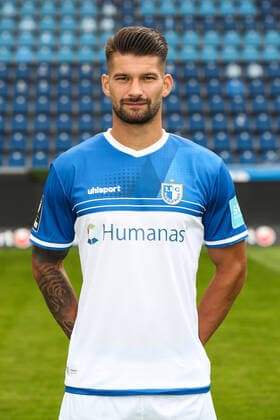 Kai Bruenker Brünker (1. FC Magdeburg,9) - 3. Liga 2021 2022 offizieller Fototermin 1. FC Magdeburg in der MDCC Arena in Magdeburg - Deutschland, Fussball, Maenner,GER,15.07.2021