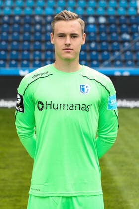 Torwart Tom Schlitter (1. FC Magdeburg,12) - 3. Liga 2021 2022 offizieller Fototermin 1. FC Magdeburg in der MDCC Arena in Magdeburg - Deutschland, Fussball, Maenner,GER,15.07.2021