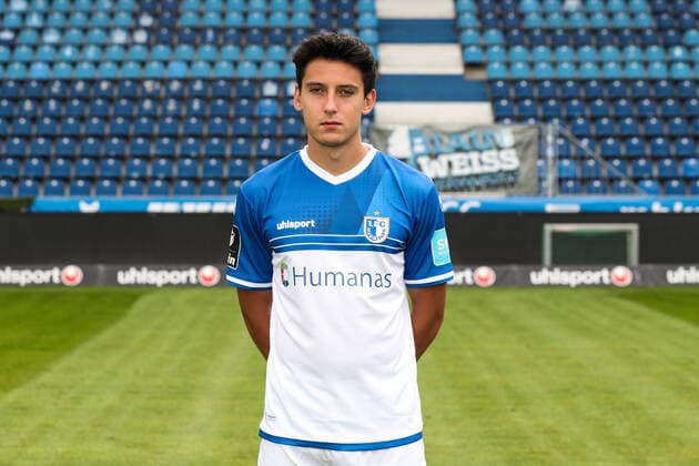 Maximilian Franzke (1. FC Magdeburg,14) - 3. Liga 2021 2022 offizieller Fototermin 1. FC Magdeburg in der MDCC Arena in Magdeburg - Deutschland, Fussball, Maenner,GER,15.07.2021