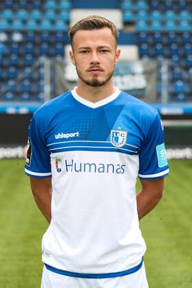 Henry Rorig (1. FC Magdeburg,15) - 3. Liga 2021 2022 offizieller Fototermin 1. FC Magdeburg in der MDCC Arena in Magdeburg - Deutschland, Fussball, Maenner,GER,15.07.2021